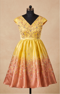 yellow-orange frock